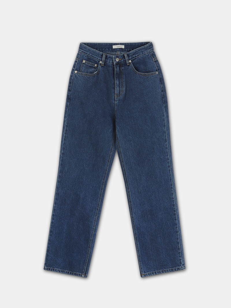 [롱-숏/Lemoir/당일배송] Straight Jeans (dark blue) *일부 4차 예약주문*